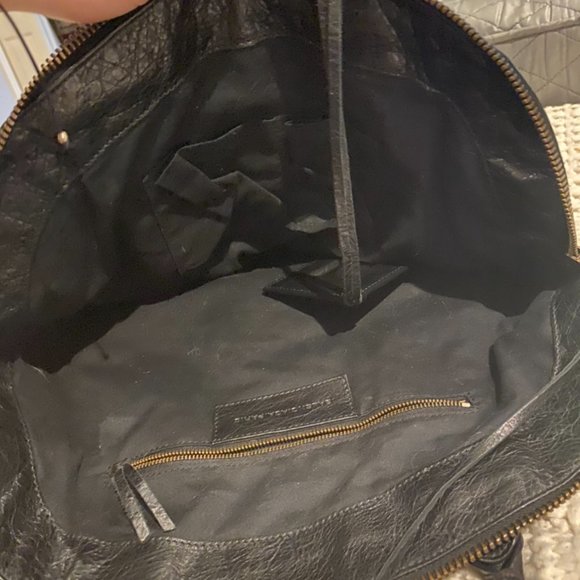 Balenciaga Motocross Bowling Bag in Black - Picture 9 of 12